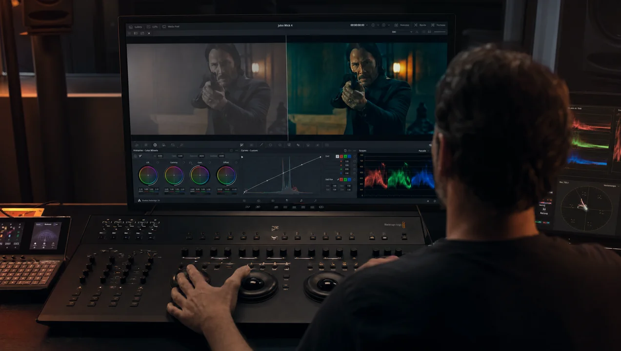 Color grading suite